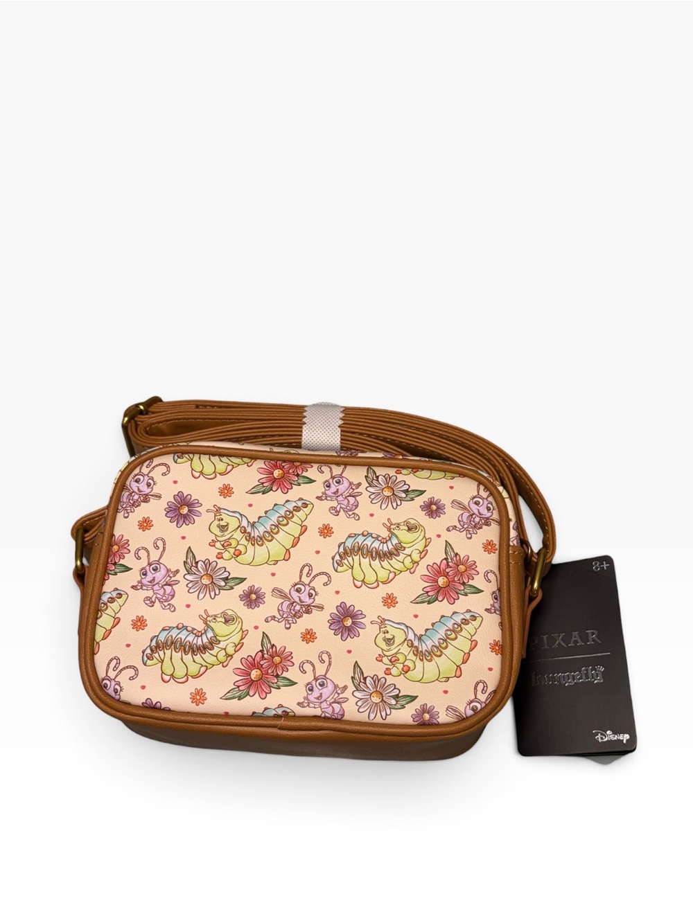 Loungefly Disney Pixar A Bug’s Life Heimlich & Friends Crossbody Camera Bag